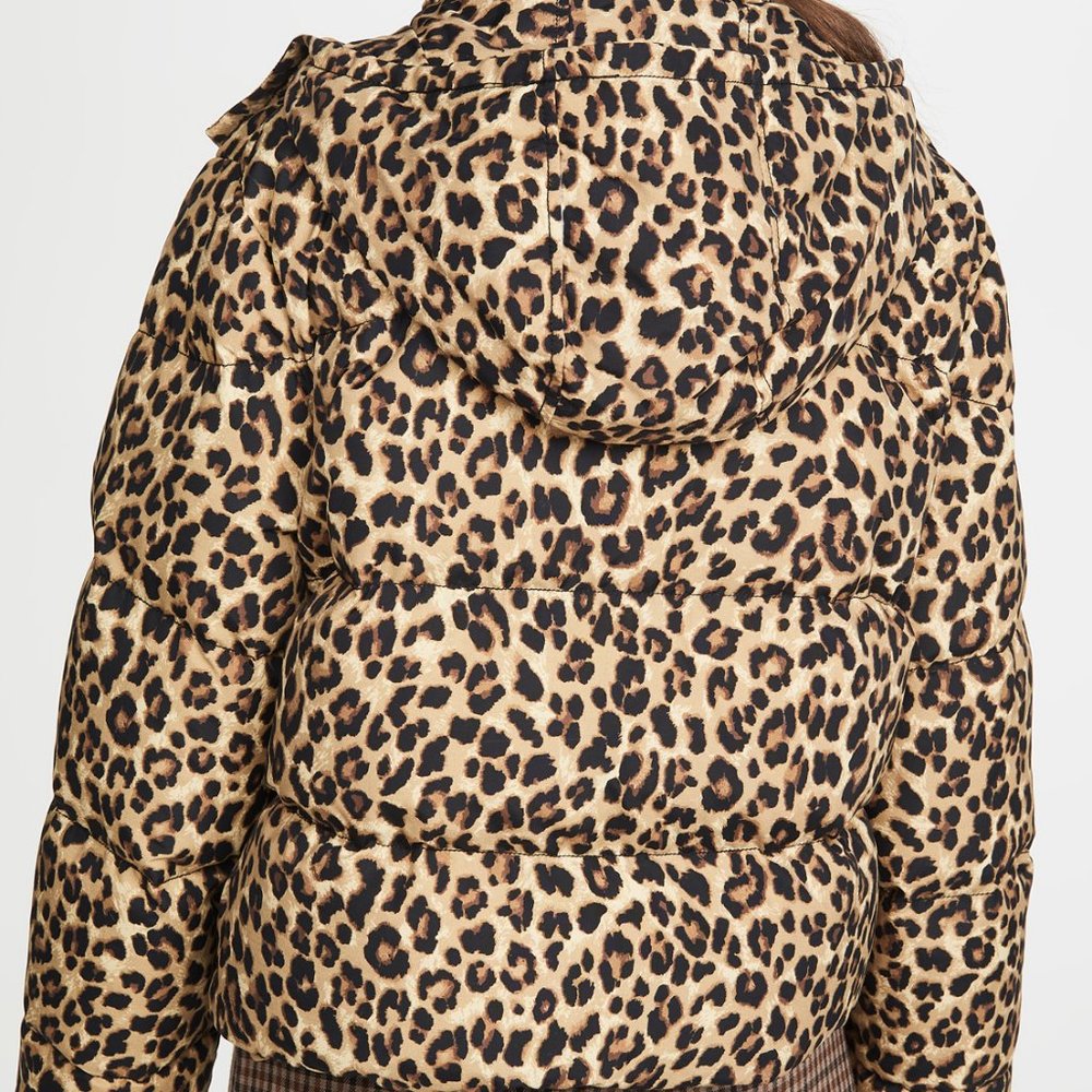 Veronica Beard Casper Leopard-Print Puffer Down Jacket - Picture 11 of 14